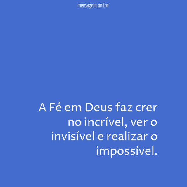 Fé em Deus