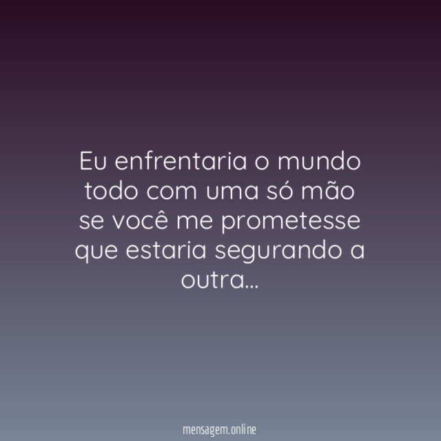 Enfrentar o mundo juntos