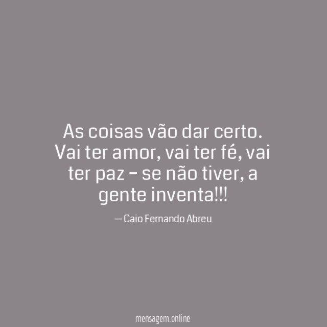 A gente inventa!