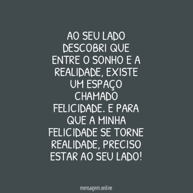 Espaço entre sonho e realidade