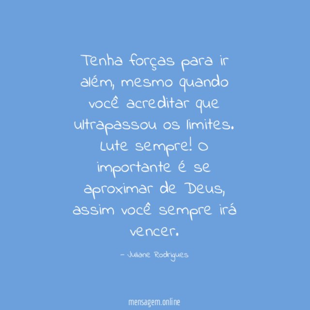 Fé acima de tudo