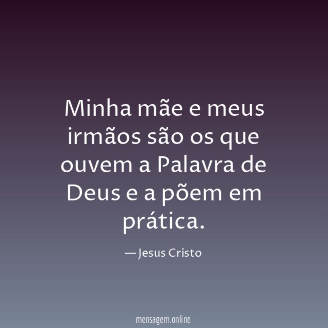 Minha mãe e meus irmãos são os que