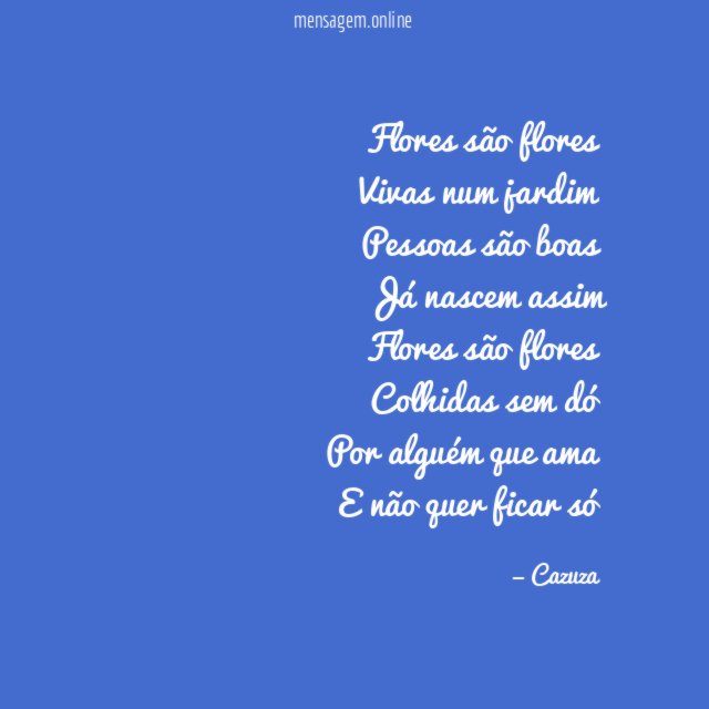 O que são as Flores?