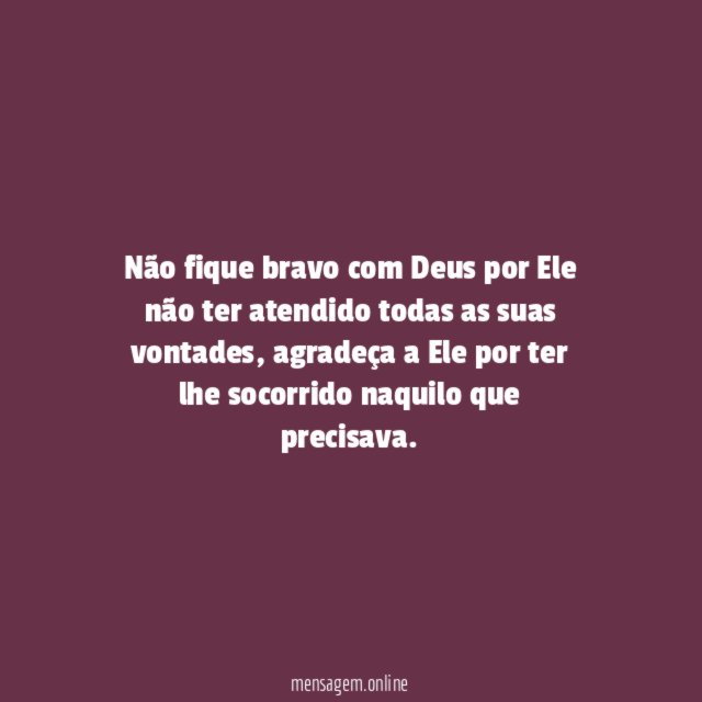 Agradeça a Ele