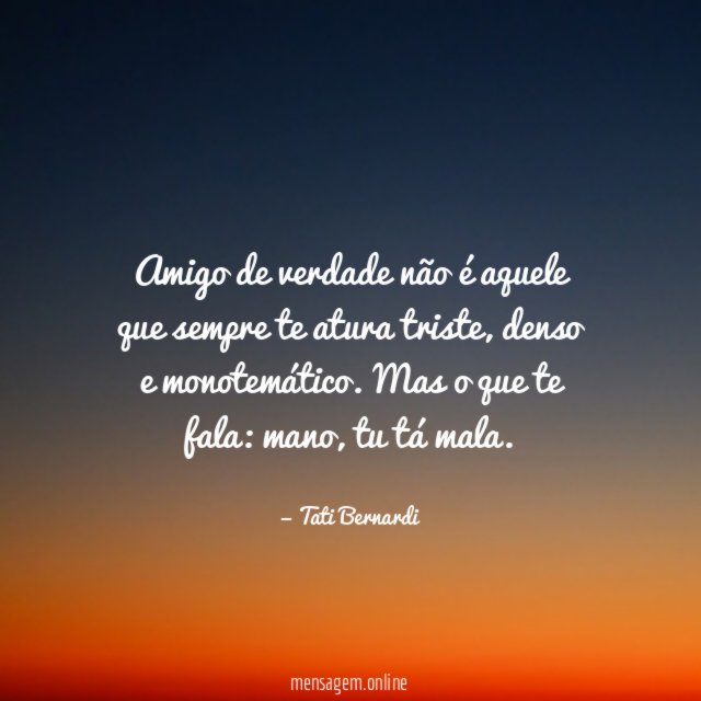 Amigo de verdade