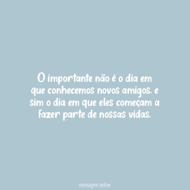 Fazer parte de nossas Vidas