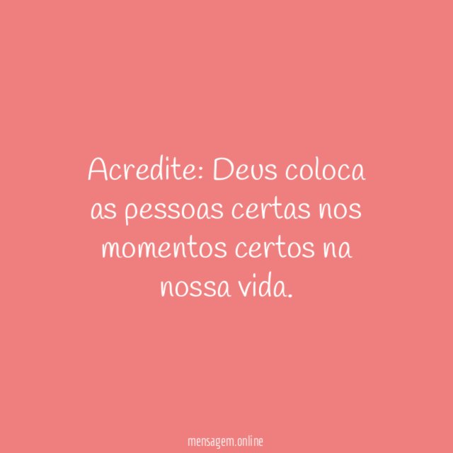 Momentos certos