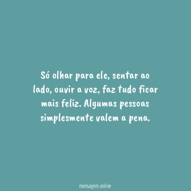 Faz tudo ficar mais feliz