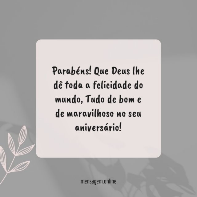 Toda felicidade do mundo