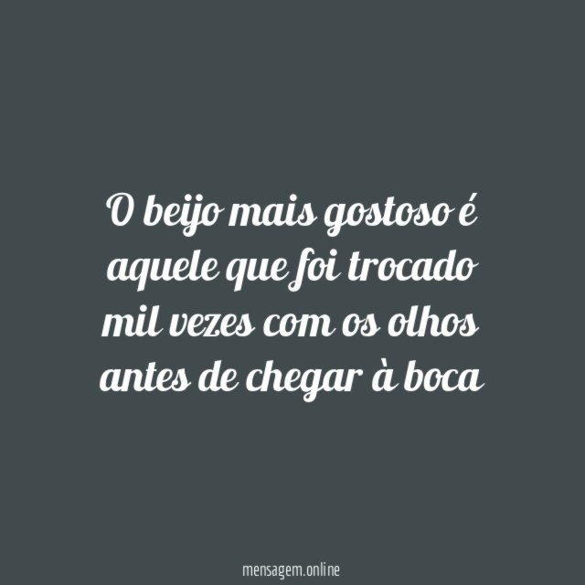 O melhor beijo