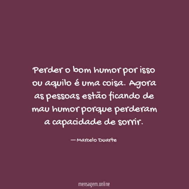 Perder o bom humor