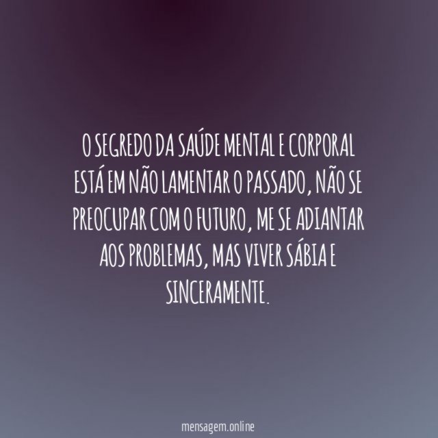 Saúde Mental