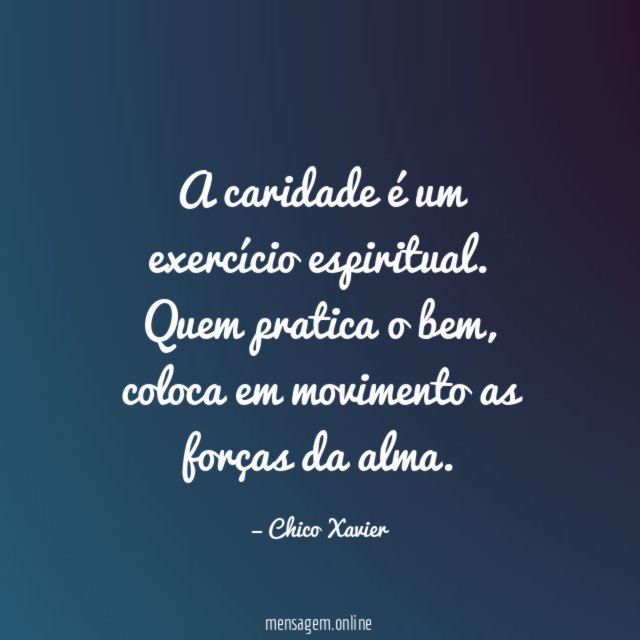 A caridade