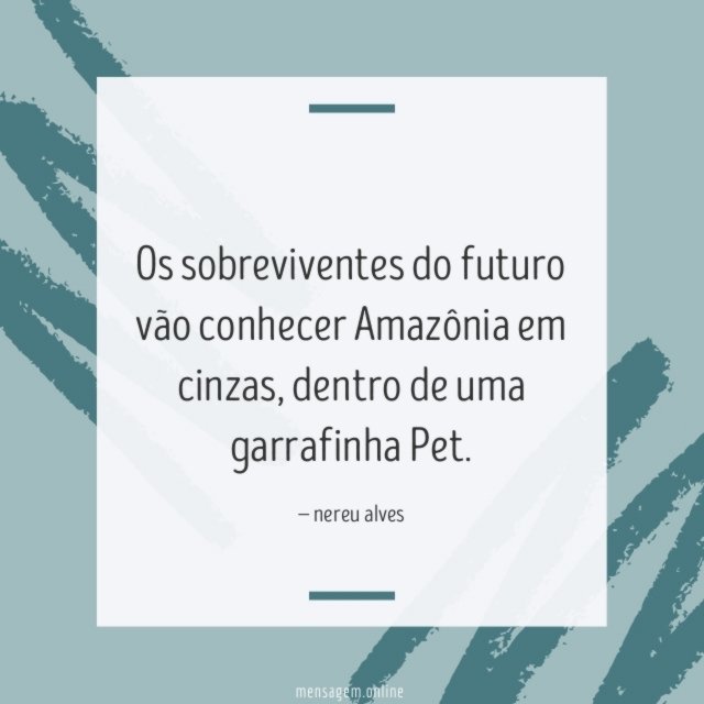 Os sobreviventes do futuro vão conhecer Amazônia em cinzas