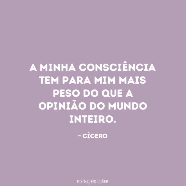 Minha consciência