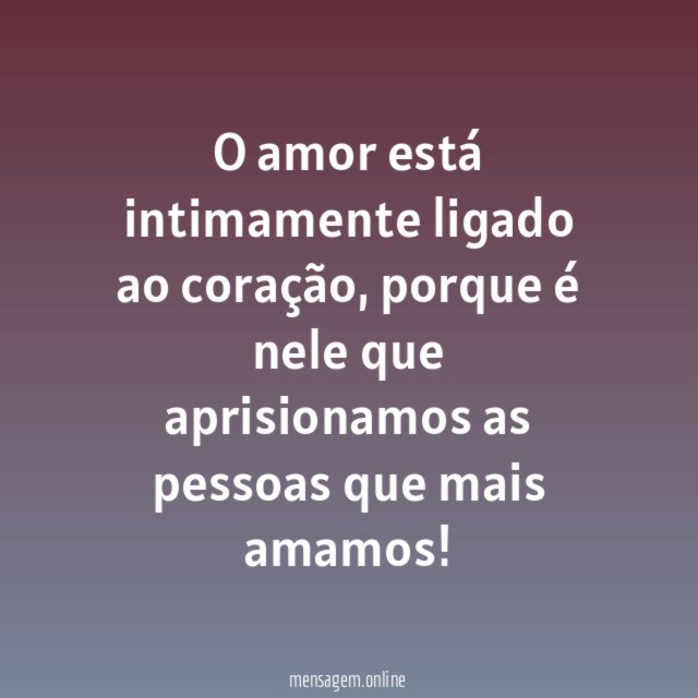 Ligado ao coração
