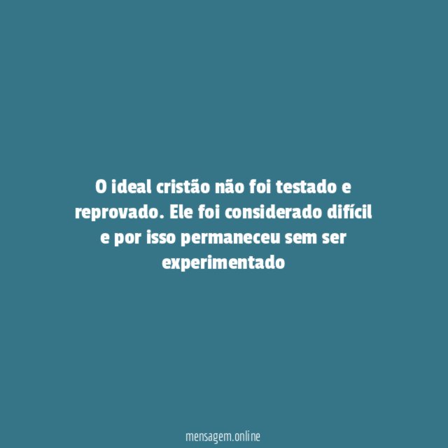 Ideal Cristão