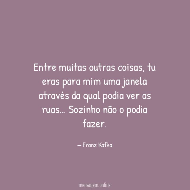Você