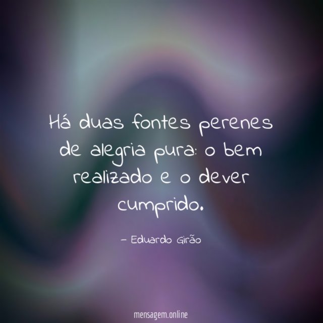 O Bem e o Dever