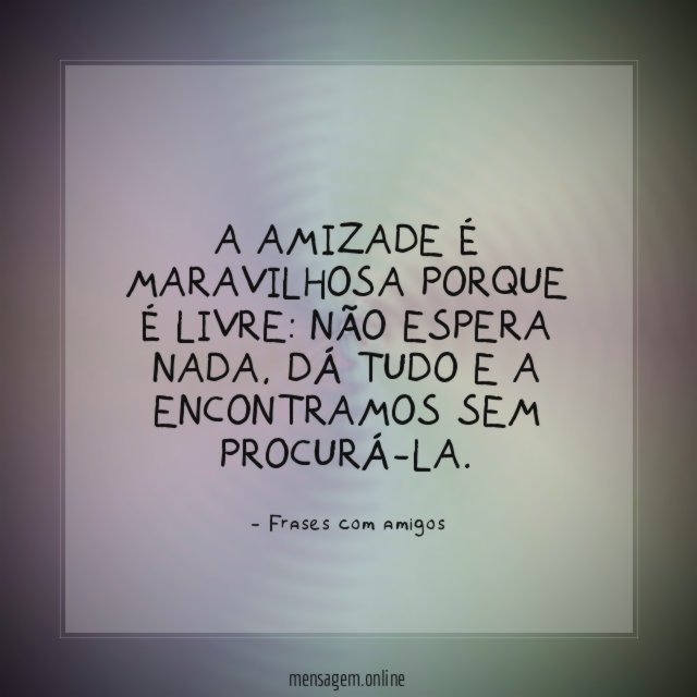 Amizade Maravilhosa