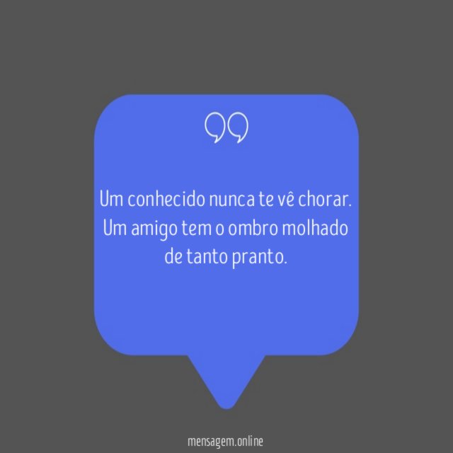 Choro de um amigo