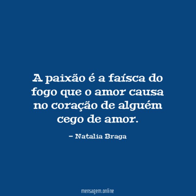 Cego de amor