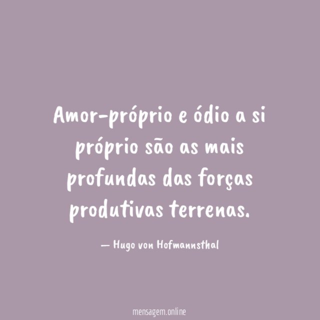 Amor próprio