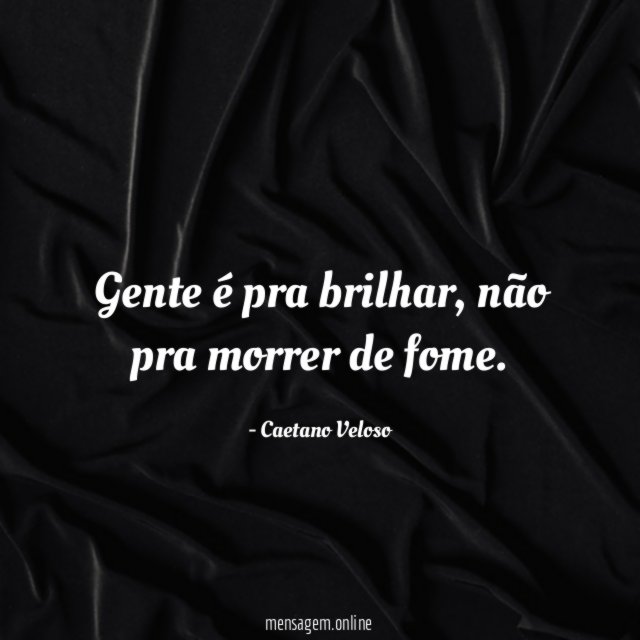 Gente é pra brilhar