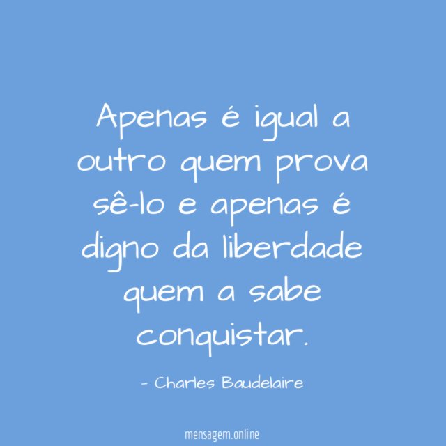 Digno da liberdade