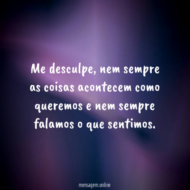 Me Desculpe!