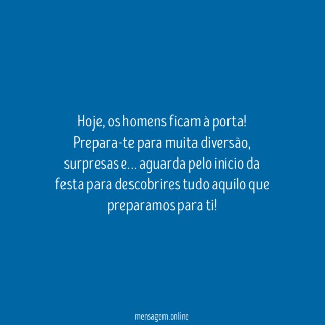 Hoje!