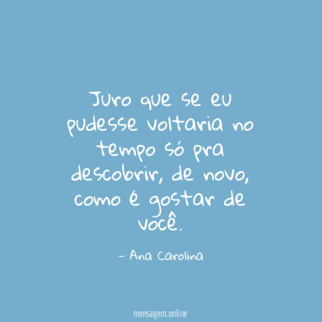 Volta no tempo