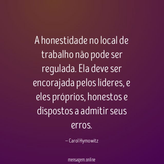 Honestidade