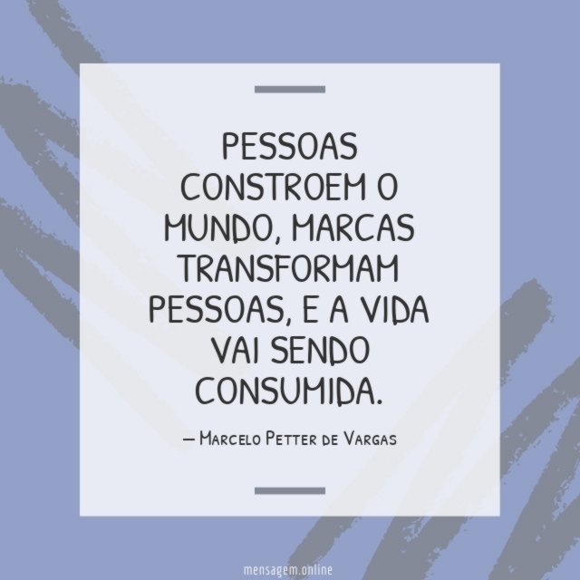PESSOAS CONSTROEM O MUNDO