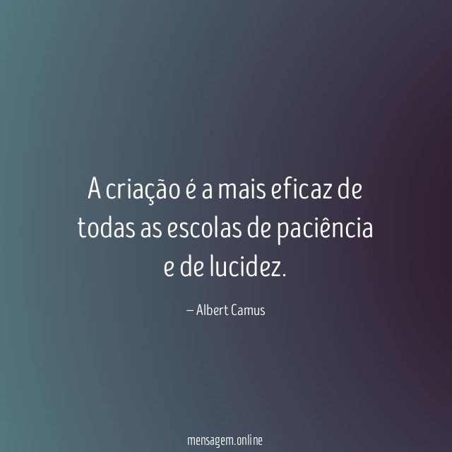 A criação é a mais eficaz de todas