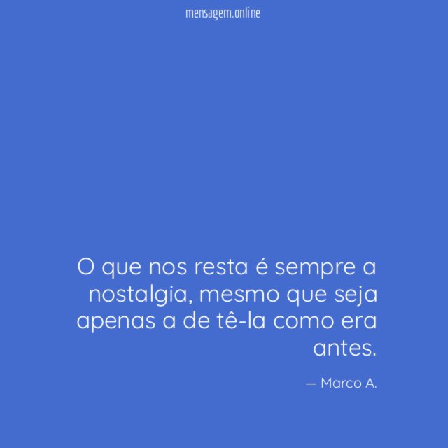 Como era