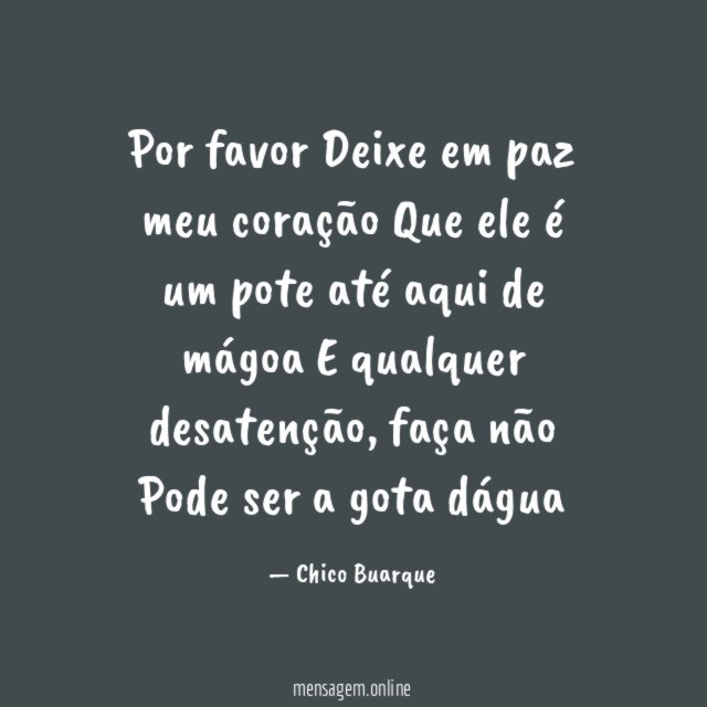 Deixe em paz