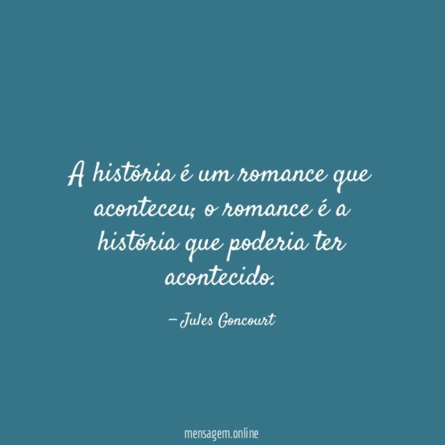 História e romance