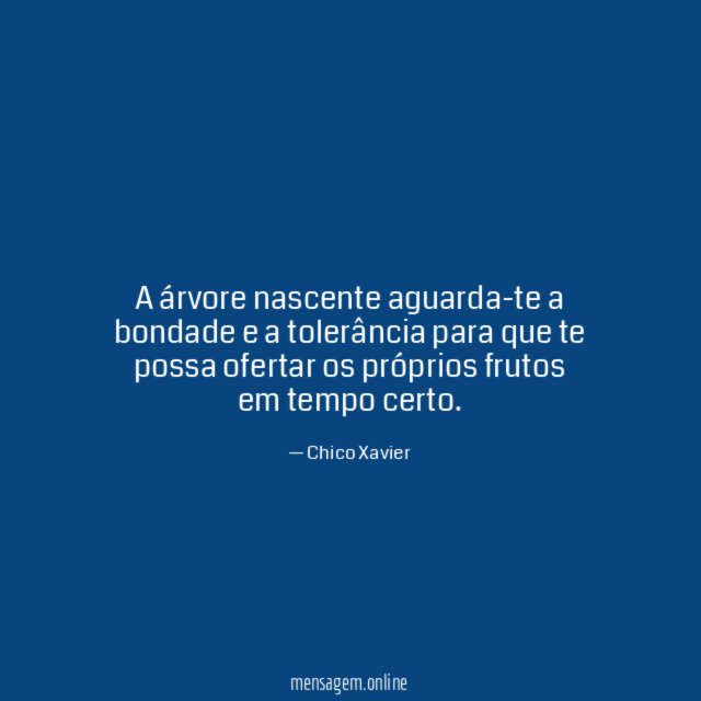 Bondade e tolerância