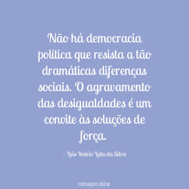 Agravamento das desigualdades