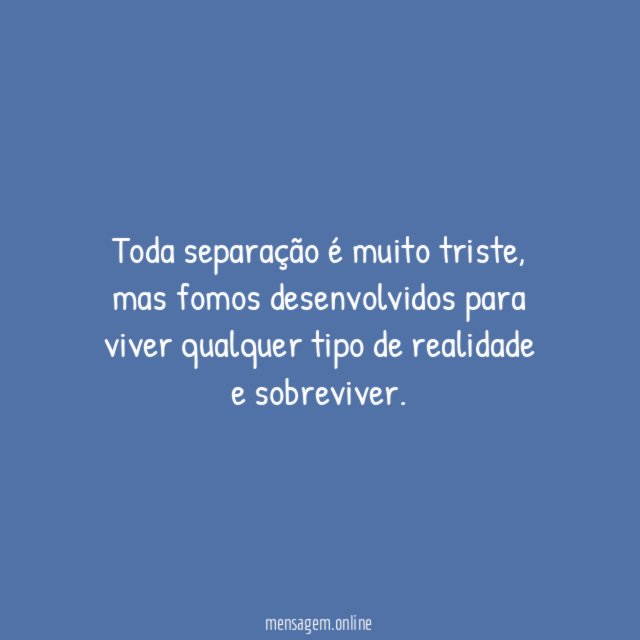 Toda separação