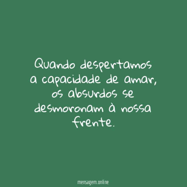 Capacidade de amar