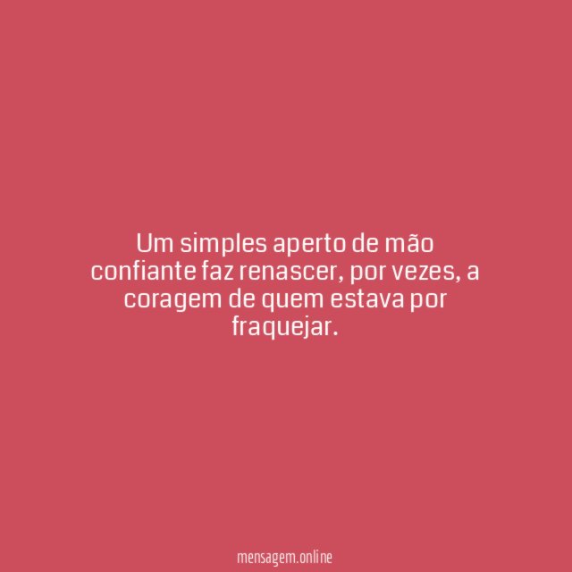Aperto de mão