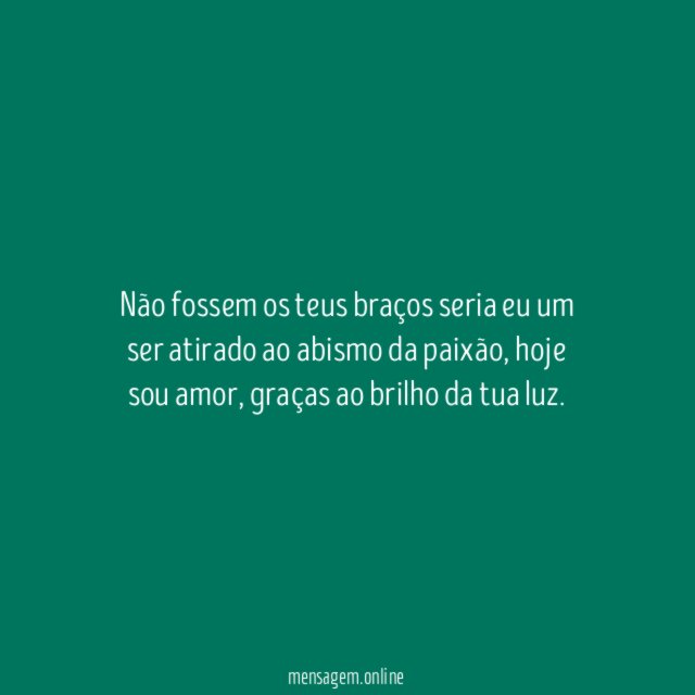 Hoje sou amor