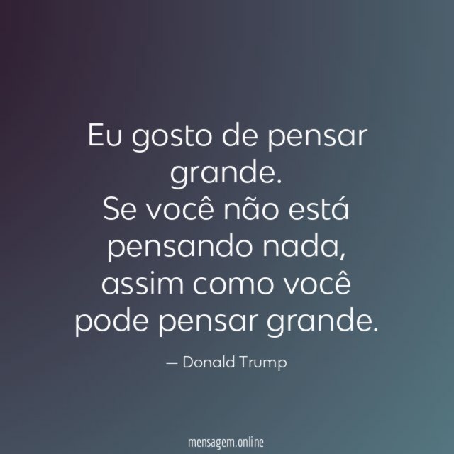 Pensar grande