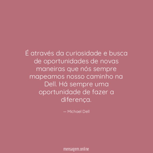 Através da curiosidade