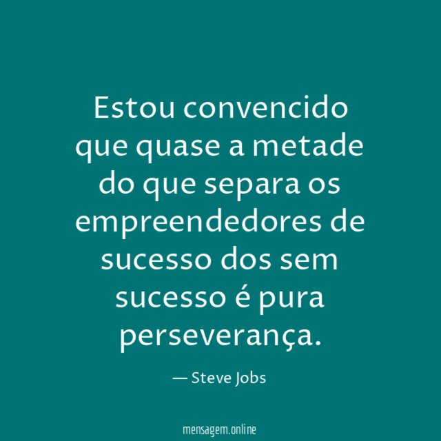 Pura perseverança