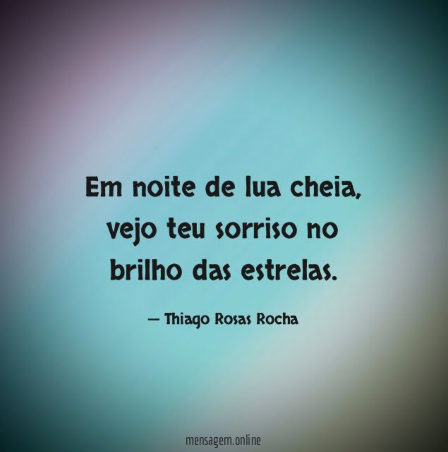 Em noite de lua cheia