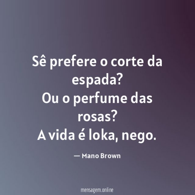 Sê prefere o corte da espada