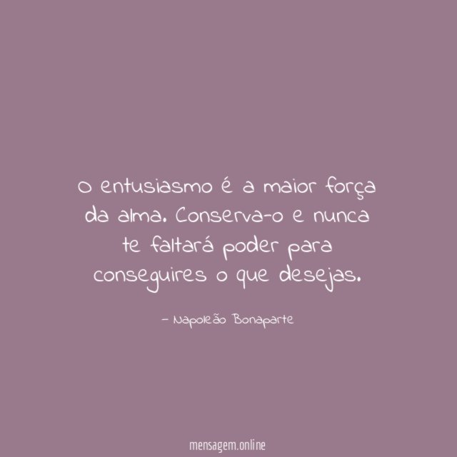 Maior força da alma